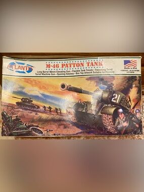 M-46 Patton Tank Model Kit - Green